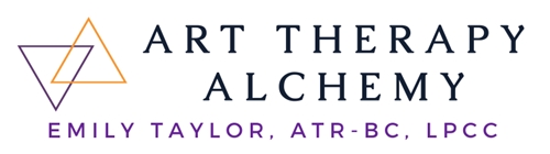 Client Portal Home for Emily Taylor, LPCC, ATR-BC with Art Therapy Alchemy and Art(s) Therapy Hub